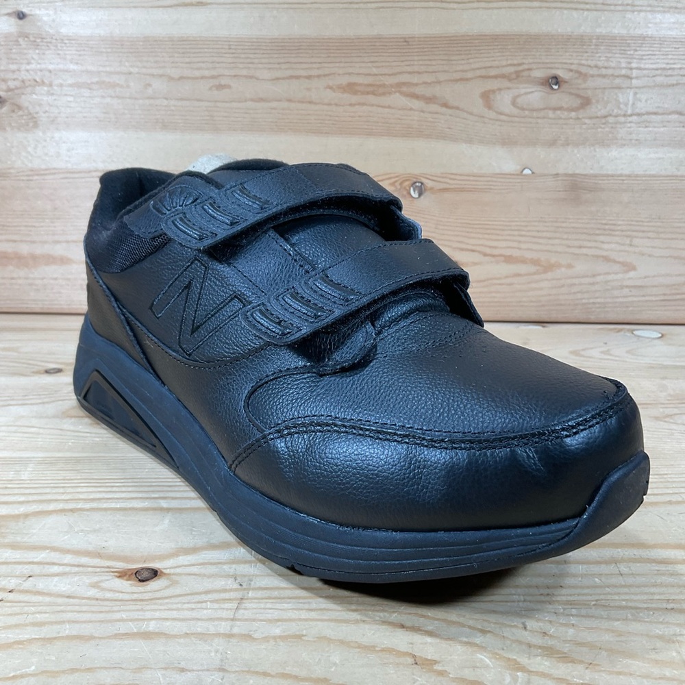 New Balance 928 v3 Walking Men’s 9 6E XX-WIDE Black Leather Hook & Loop MW928HB3